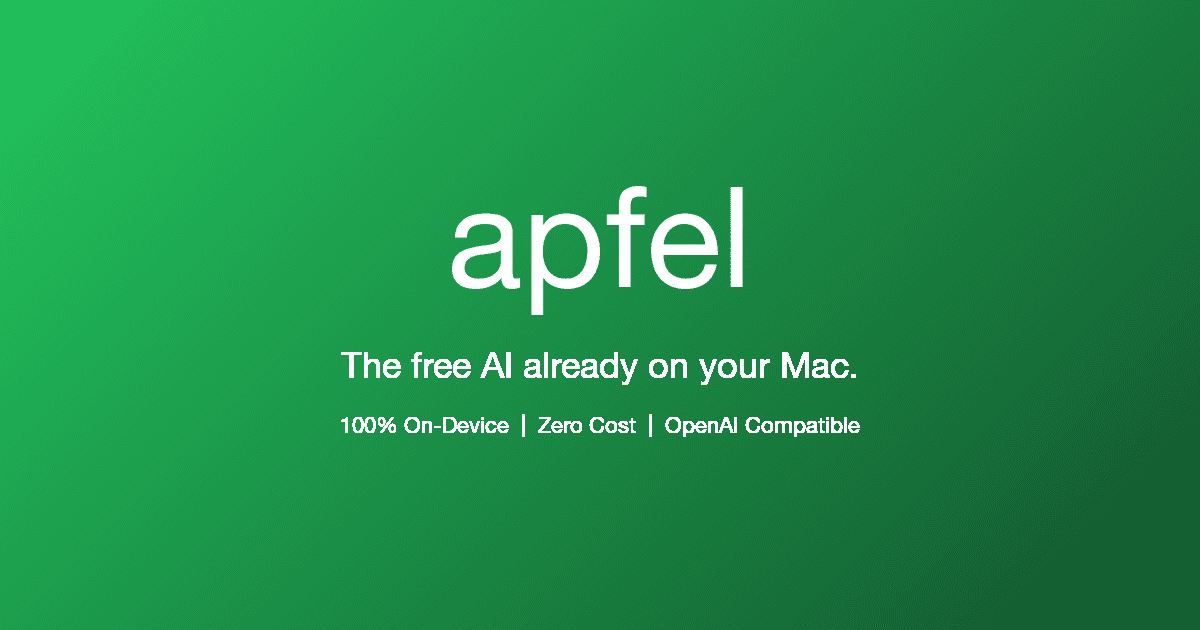 Apfel brings local AI to macOS without subscriptions
