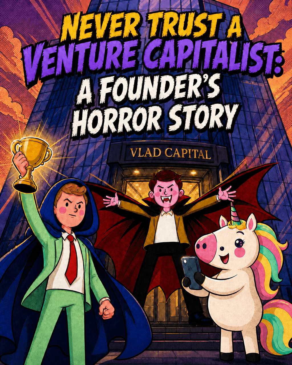 Indie maker launches startup-themed comic series skewering VC culture