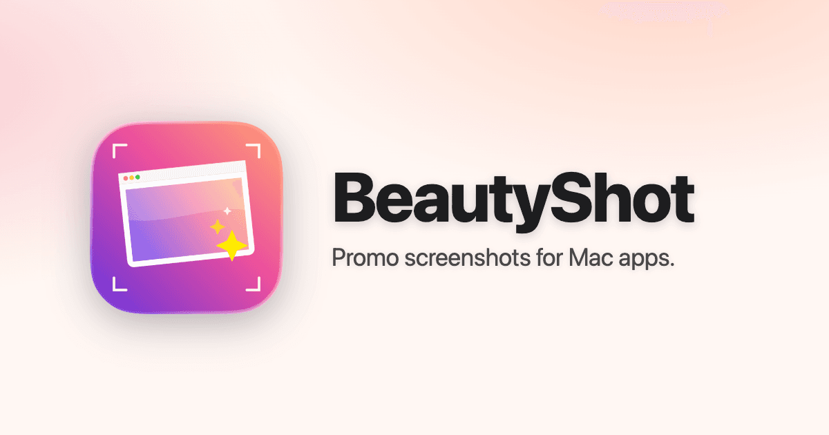 BeautyShot automates macOS App Store promo screenshot creation