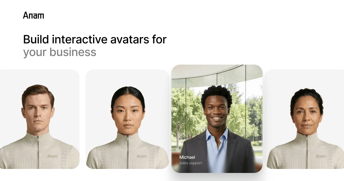 Anam.ai builds real-time avatars that shift emotional expressions mid-conversation