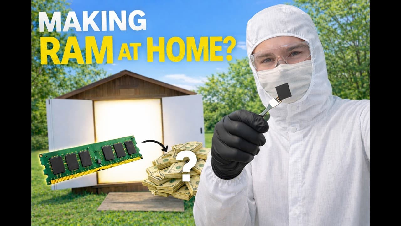 Engineer builds RAM modules from scratch at home