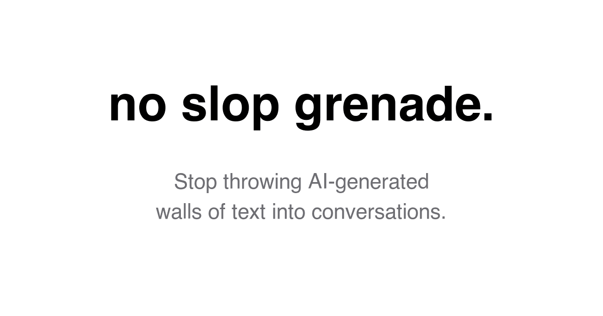 A case against lazy AI-generated responses in technical discussions
