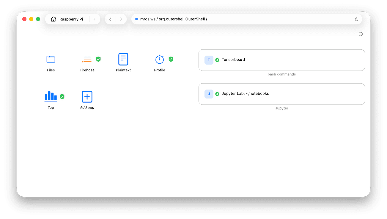 Native graphical shell brings GUI interaction over SSH