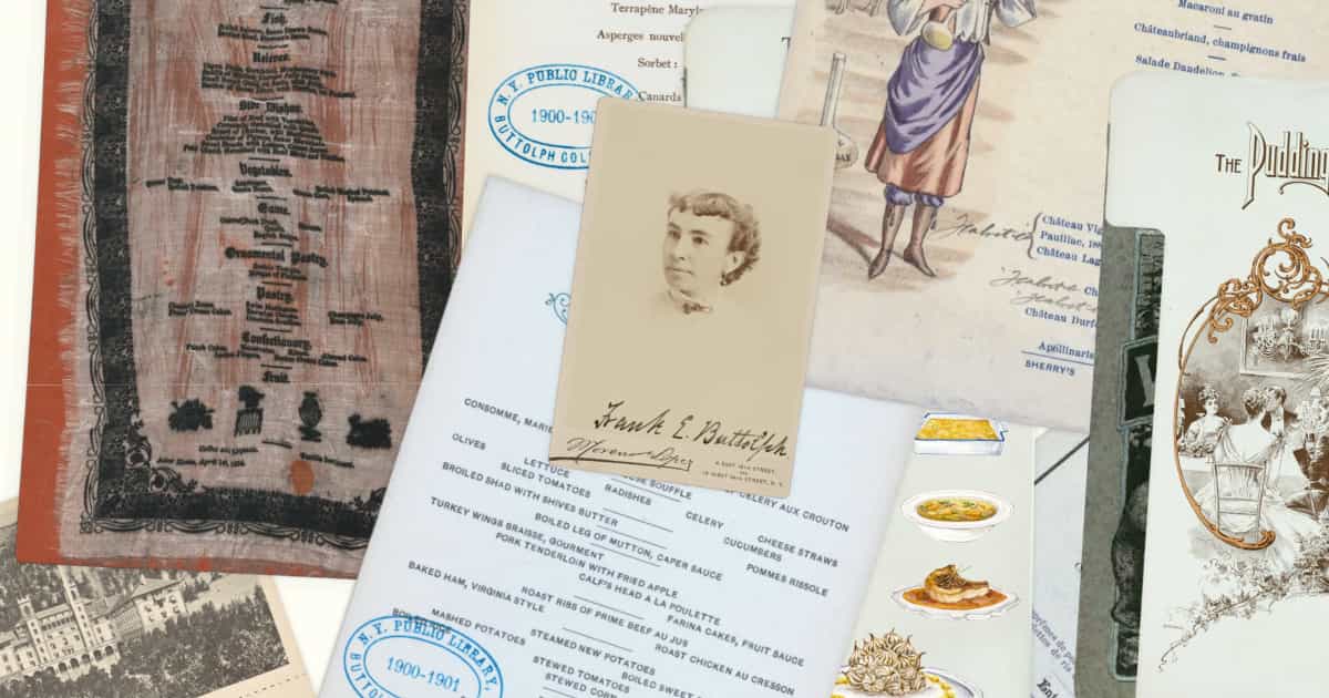 NYPL released 5,000 digitized menus (1880-1920)—now searchable online