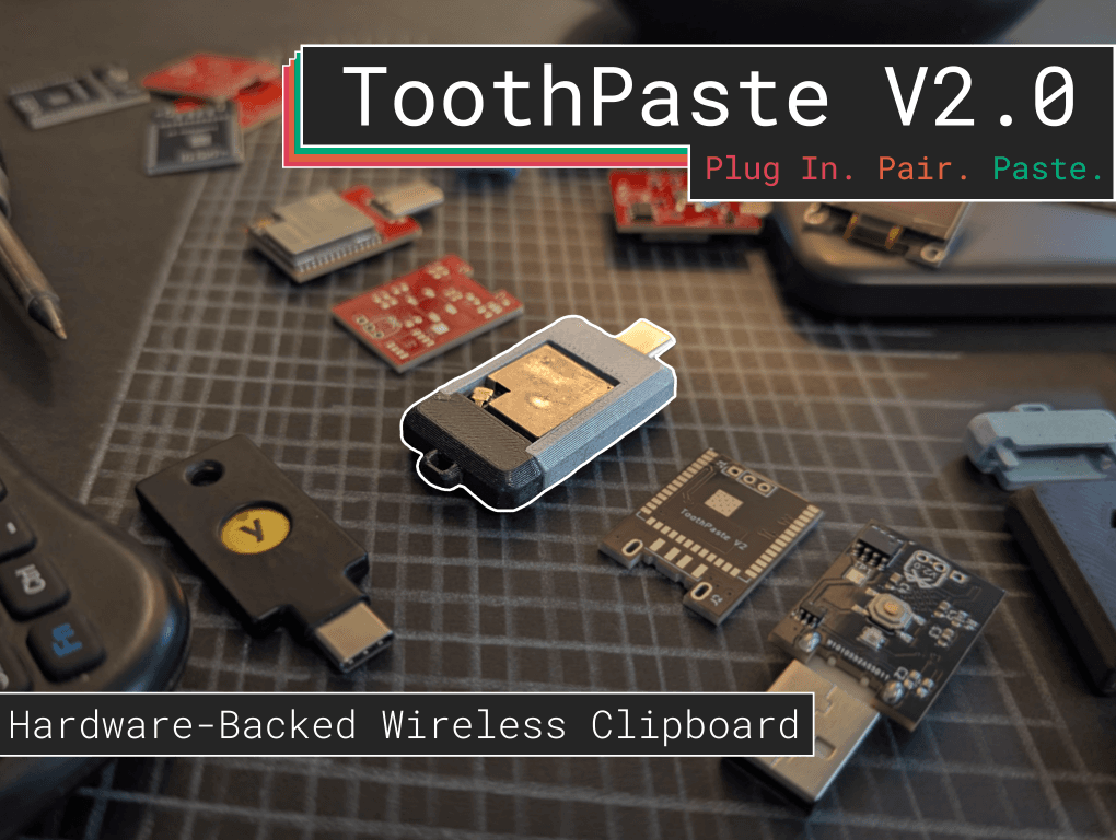 ToothPaste: encrypted BLE dongle for pushing data to air-gapped machines