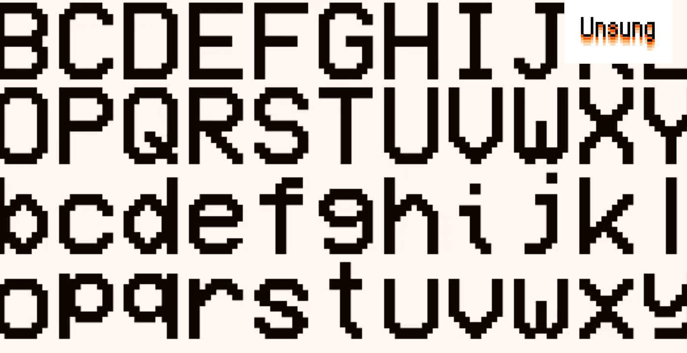 Designer curates modern pixel fonts worth your attention