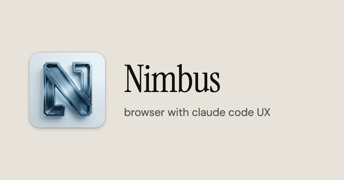 Nimbus brings Claude's code interface directly into the browser