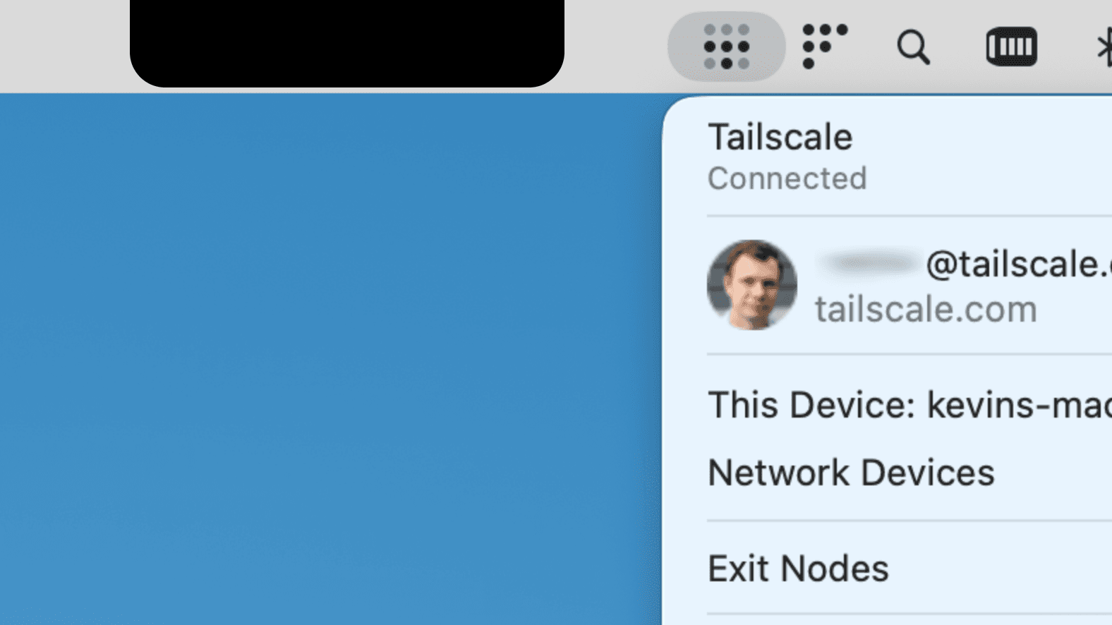 Tailscale redesigns macOS app to work around the notch